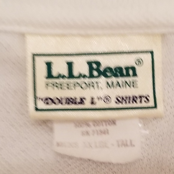 👕 LL Bean Mens Polo/Golf Shirt XXL TALL🧜‍♂️ - Picture 2 of 3